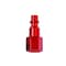 Lubrimatic Tru-Flate Tru-Match Aluminum I/M Style Plug 1/4 in. Female 1 pc 12-234R - alternate 1